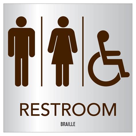 Restroom Sign - Unisex Accessible - Identity Group