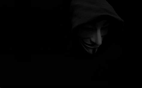 Anonymous Black Background PC Wallpaper 34065 - Baltana