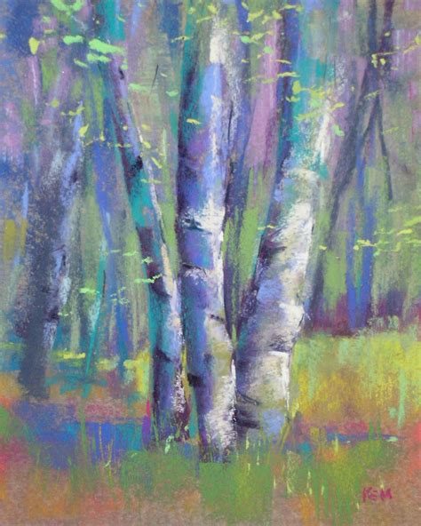 Painting My World: Aspen Tree Painting Demo...4 Seasons of Aspens