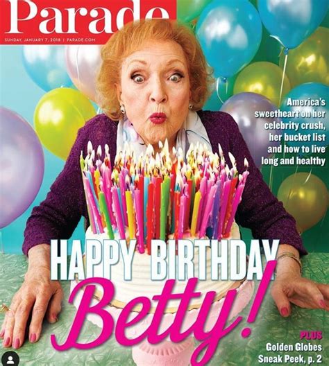 Betty White Shares Plans For Her 98th Birthday Party This Month