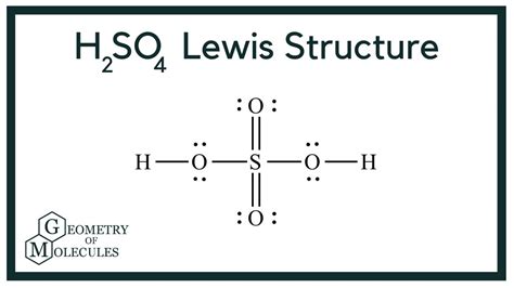 H2SO4 Lewis Structure (Sulfuric Acid) - YouTube