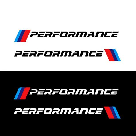 A Pair Front Bumper Sticker Decals M Performance Sport Graphics Sticker ...