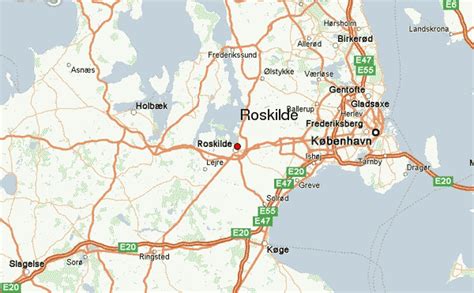 ROSKILDE MAP - TravelsFinders.Com