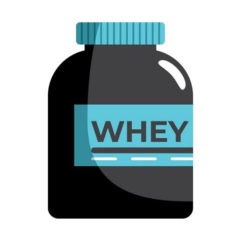 whey protein powder pot product 16927990 Vector Art at Vecteezy