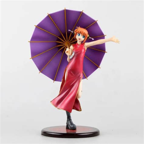 Anime Silver Soul Gin Tama Gintama Kagura PVC Action Figure Colletion Model Toy 20cm-in Action ...