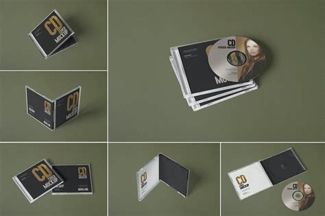 25+ Stunning Album Cover Mockup Free PSD Templates