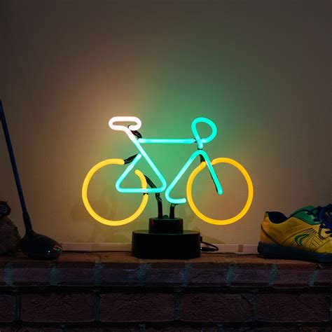 Neon Bar Pub Sign Free Standing Bicycle Bike 3D Light Sculpture - UK STOCKIST! | Sepeda