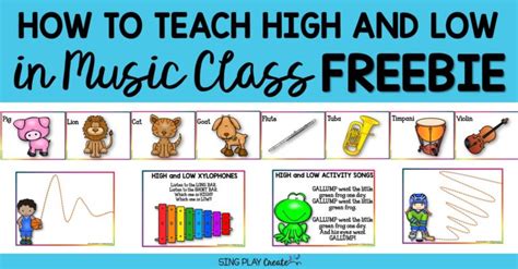 How to Teach High and Low in Music Class