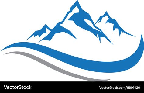 Mountain logo Royalty Free Vector Image - VectorStock