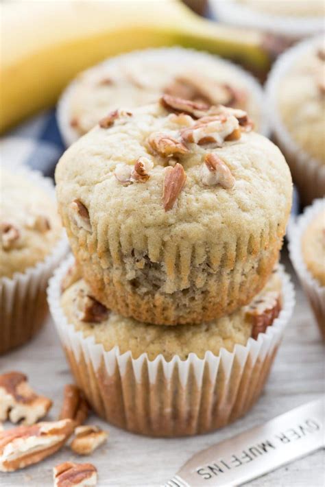 Cream Cheese Banana Muffins - Crazy for Crust