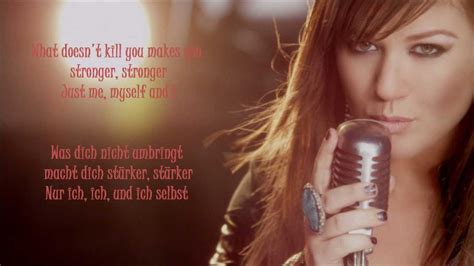 Kelly Clarkson - Stronger (lyrics + deutsche Übersetzung) - YouTube