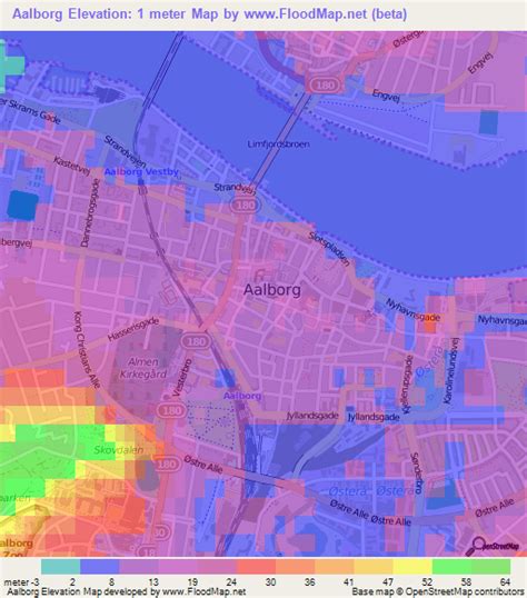 Aalborg denmark map