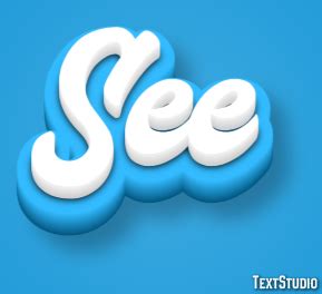 See Text Effect and Logo Design Word