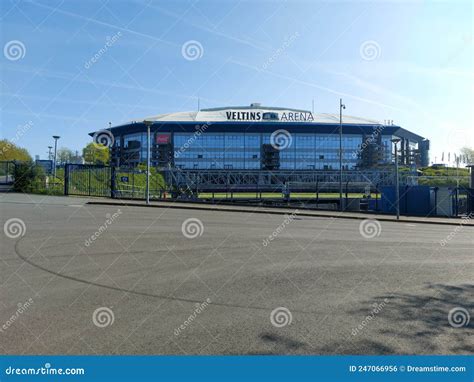 Veltins Arena In Gelsenkirchen At The Night Of The Annual Biathlon ...