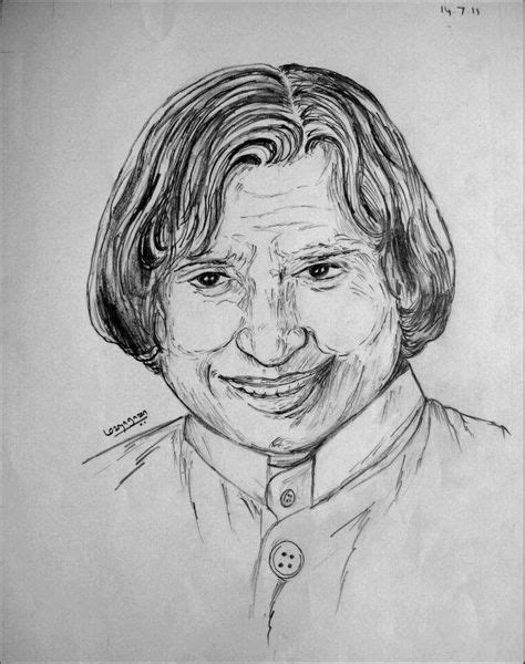 Abdul Kalam Sketch - Free Mock-up