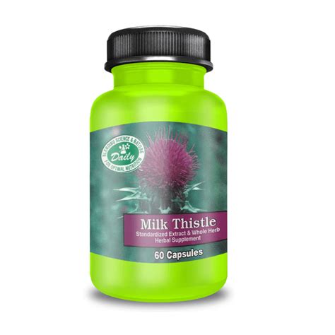 Milk Thistle Capsules | Daily Manufacturing - Natural Health Strategies