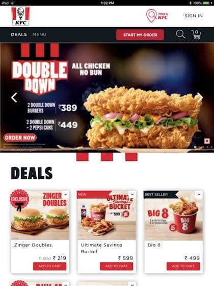 KFC online food ordering | YourStack