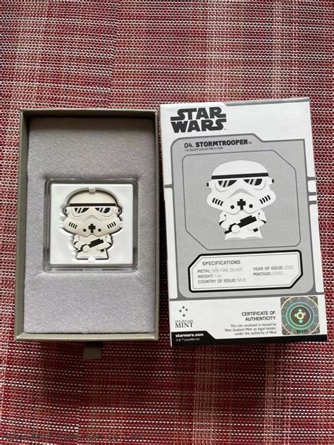 2020 Chibi Coin 1 Oz Silver Star Wars Series Niue