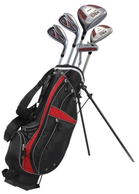 Full set of beginners golf clubs