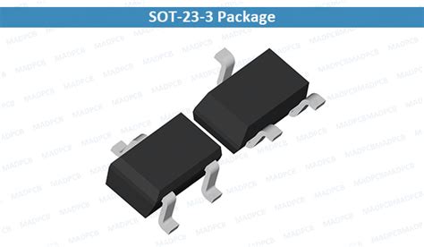 SOT-23: SOT Package Number 23 from JEDEC | MADPCB