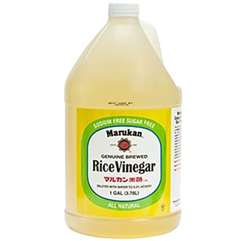 RICE WINE VINEGAR UNSEASONED 3.78L