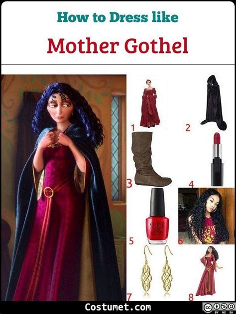 Mother Gothel Costume for Cosplay & Halloween | Red dress costume ...