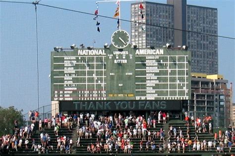 Chicago: Wrigley Field - Scoreboard | Wrigley Field has serv… | Flickr