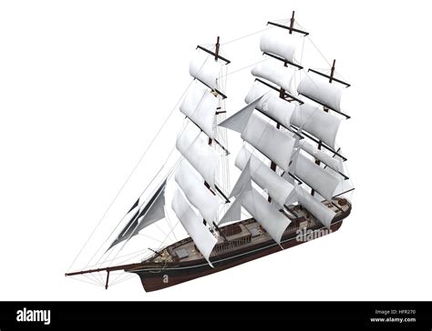 Old Pirate Ship Stock Photo - Alamy