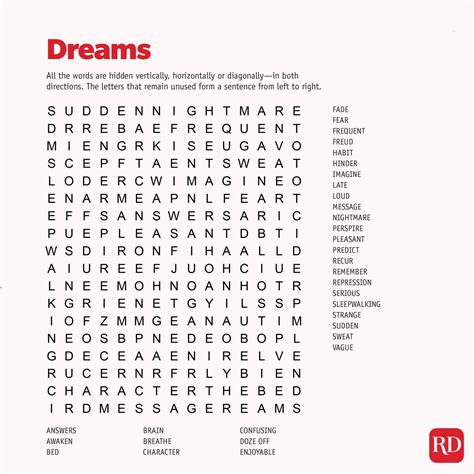 26 Free Printable Word Search Puzzles | Reader's Digest