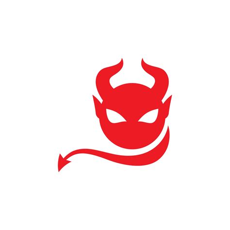 Red devil logo vector icon template 3159021 Vector Art at Vecteezy