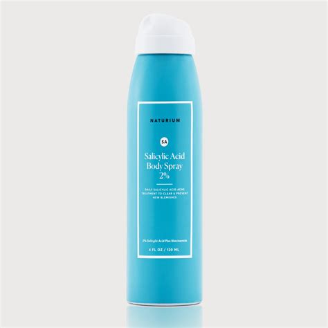 Salicylic Acid Body Spray 2% - Fight Breakouts In Hard To Reach Places – Naturium