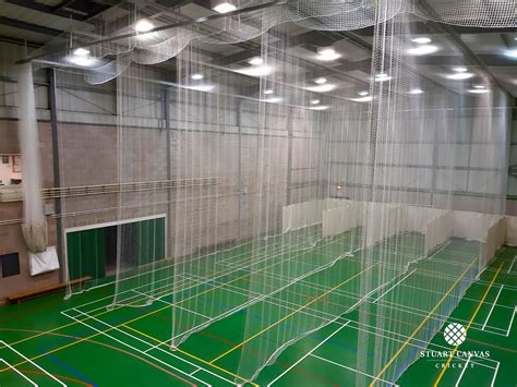 Sports Hall Division & Cricket Netting | Stuart Canvas Cricket ...