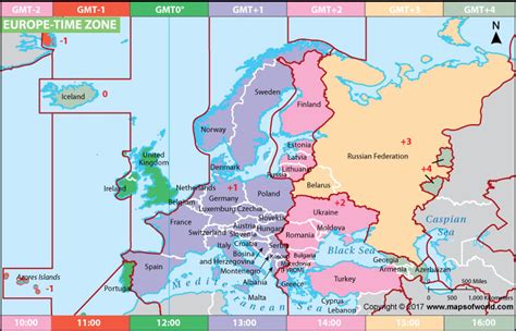 Time Zones Map Europe | Zip Code Map