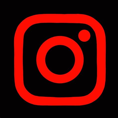 instagram app icon | Red and black instagram logo, Black app, Instagram ...