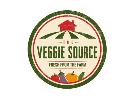 Logo for vegetable farm By TheVeggieSource