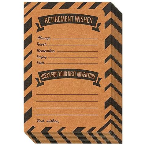 Retirement Card – 50-Pack Happy Retirement Cards Bulk, Retirement Well ...