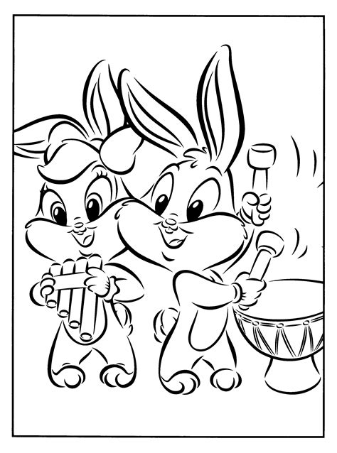 Baby looney tunes Coloring Pages - Coloringpages1001.com