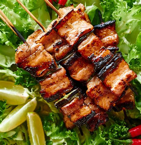 grilled pork belly skewers - asian style - glebe kitchen | Recipe ...