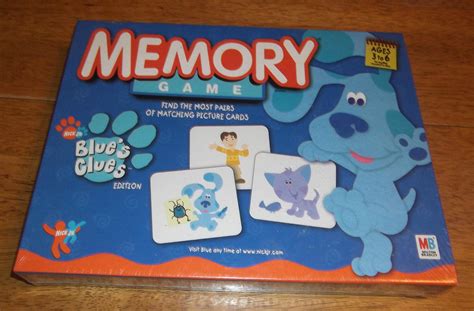 NEW Blues Clues Edition Memory Game Nick Jr Matching Picture Cards ...