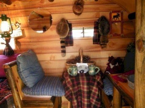 44 Rustic RV Makeover Ideas You Make Happy - decorhit.com | Rv makeover, Rustic lodge decor ...