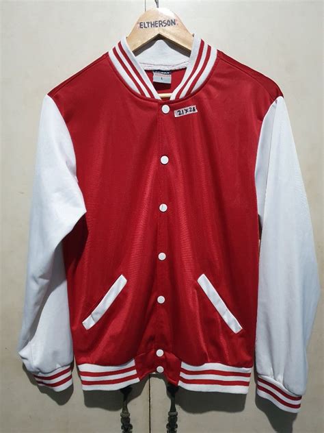 Red Varsity Jacket on Carousell