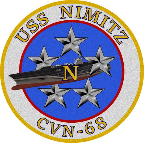 USS Nimitz CVN-68 Ship's Insignia Patch by viperaviator on DeviantArt