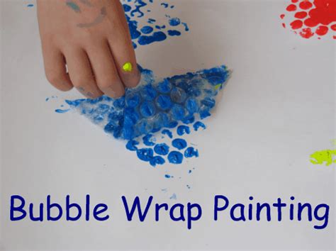 Bubble Wrap Painting - Learning Shapes | Learning 4 Kids