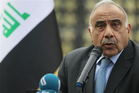 Iraqi prime minister appeals for calm amid continued widespread protests, as demonstrators block ...