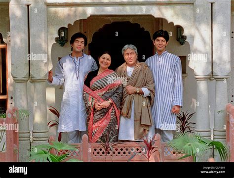 Amjad Ali Khan with family Stock Photo - Alamy