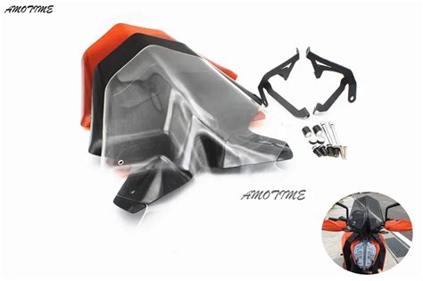 For KTM Duke 125 390 2017 2018 Duke125 Duke390 Motorbike Windscreen ...