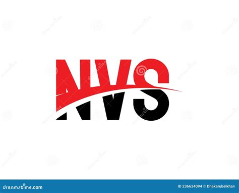 NVS Letter Initial Logo Design Vector Illustration Stock Vector - Illustration of initial ...