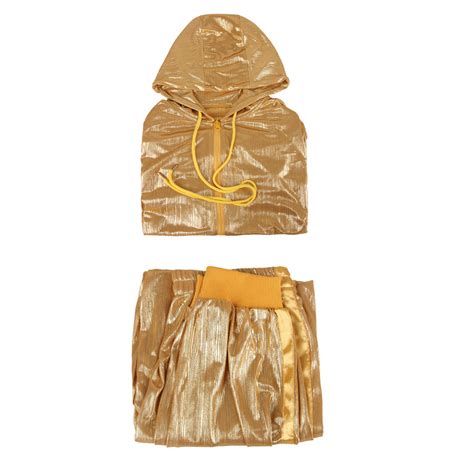 Sing 2 Gunter Gold Sweatsuit Cosplay Costume Hallowcos