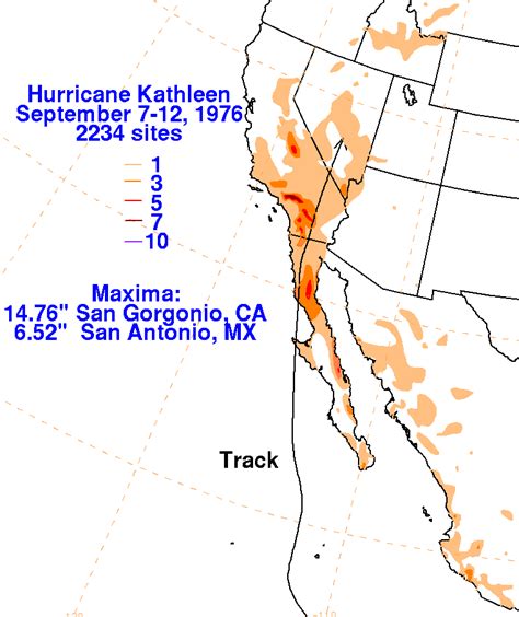 Hurricane Kathleen - September 7-12, 1976