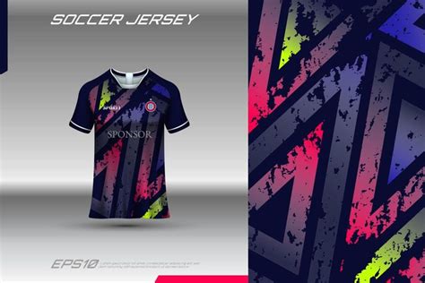 the soccer jersey is designed to look like it has been painted in different colors and patterns